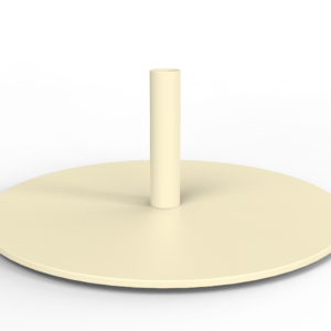 Pied base pour lampadaire PARANOCTA ivoire sablé mat