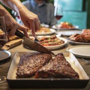 BBQ Ribs cooked in the Charlie Oven