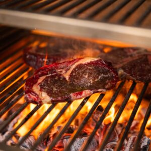 Grilling ribeye portrait