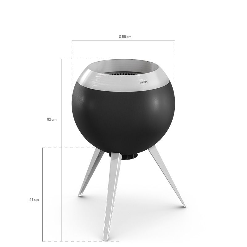 Hofats MOON 55 Brasero avec pied haut et bas